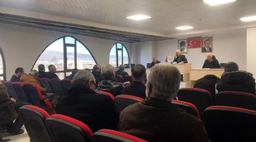 Mahalle muhtarları ile yeni yılın ilk toplantısı